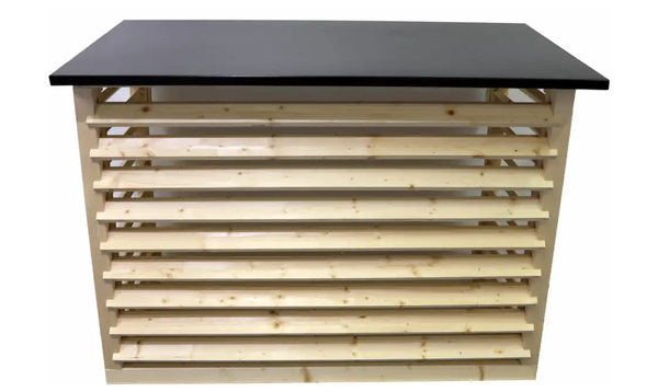 Ulkoyksik&ouml;n suojakotelo, metalli katto